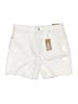 Eddie Bauer Graphic White Denim Shorts Size 14 - photo 1