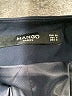 Mango Solid Blue Formal Skirt Size 4 - photo 4