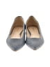 Nine West 100% Leather Houndstooth Gray Blue Flats Size 10 - photo 2