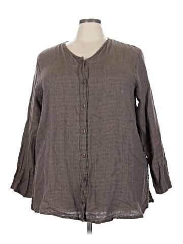 Flax Long Sleeve Blouse (view 1)