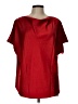 Universal Standard Red Short Sleeve Blouse Size 12 (XS) - photo 1