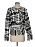 Adrienne Landau Onyx Houndstooth Gray White Jacket Size L - photo 1