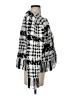 Adrienne Landau Onyx Houndstooth Gray White Jacket Size L - photo 4