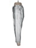 Kaktus 100% Viscose Metallic Silver Casual Pants Size L - photo 5