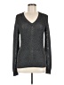 Wallace Metallic Gray Pullover Sweater Size M - photo 1