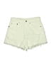 Zara Green Denim Shorts Size 6 - photo 1