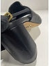 Prada 100% Leather Black Sandals Size EU 37 1/2 - photo 4