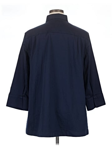 Chico's 3/4 Sleeve Button-Down Shirt (view 2)