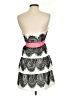 Minuet Graphic White Cocktail Dress Size S - photo 2