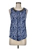 Magnolia Grace Blue Sleeveless Blouse Size M - photo 1