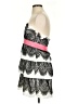 Minuet Graphic White Cocktail Dress Size S - photo 5