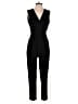 H&M 100% Polyester Solid Black Jumpsuit Size EU 38 / US 8 - photo 1