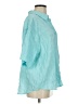 Nordstrom Rack Teal 3/4 Sleeve Blouse Size S - photo 4