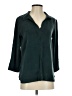 Haven Well Within Teal 3/4 Sleeve Button-Down Shirt Size S - photo 1