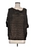 Vince. 100% Rayon Gold Brown Poncho Size M - photo 1