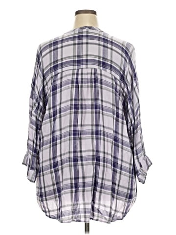 Lane Bryant Outlet 3/4 Sleeve Henley (view 2)