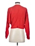 Zara 100% Viscose Red Long Sleeve Blouse Size S - photo 2