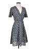 Monteau Print Gray Casual Dress Size S - photo 1