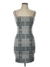 Bear Dance Plaid Gray Cocktail Dress Size L - photo 1