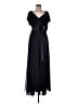 Xscape 100% Polyester Solid Black Cocktail Dress Size 8 - photo 1