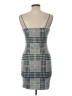 Bear Dance Plaid Gray Cocktail Dress Size L - photo 2