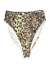 ASOS Design Animal Print Gold Swimsuit Bottoms Size 26 - photo 1