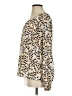 CAbi 100% Polyester Animal Print Tan Long Sleeve Blouse Size S - photo 5