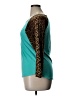 Crazy Train Animal Print Teal 3/4 Sleeve T-Shirt Size XL - photo 5