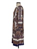 Haani Paisley Brown Casual Dress Size S - photo 5