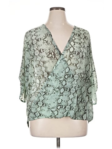 JLo by Jennifer Lopez 3/4 Sleeve Blouse (view 1)
