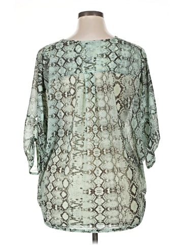 JLo by Jennifer Lopez 3/4 Sleeve Blouse (view 2)