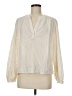 Universal Thread 100% Cotton Ivory Long Sleeve Blouse Size M - photo 1