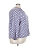 Grace 100% Rayon Blue 3/4 Sleeve Blouse Size 3X - photo 4
