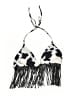 Unbranded Print Black Swimsuit Top Size M - photo 1