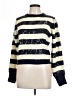 NY&C 100% Acrylic Stripes Gold Pullover Sweater Size L - photo 1