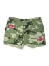 Venus 100% Cotton Floral Green Shorts Size 6 - photo 1