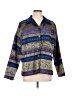 Chico's Design 100% Silk Paisley Blue Long Sleeve Silk Top Size Lg (2) - photo 1