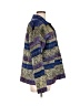 Chico's Design 100% Silk Paisley Blue Long Sleeve Silk Top Size Lg (2) - photo 4