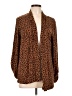 Chaus Animal Print Brown Cardigan Size L - photo 1