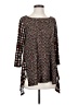Comfy U.S.A. Black 3/4 Sleeve Blouse Size XS - photo 1