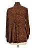 Chaus Animal Print Brown Cardigan Size L - photo 2