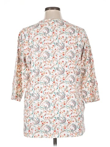 Lands' End 3/4 Sleeve T-Shirt (view 2)
