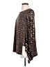 Comfy U.S.A. Black 3/4 Sleeve Blouse Size XS - photo 5