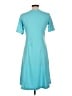 Damart Solid Teal Casual Dress Size 10 - photo 2