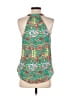 Cooper & Ella 100% Polyester Green Sleeveless Blouse Size XS (0) - photo 2