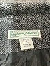 Stephanie Andrews Chevron-herringbone Gray Jacket Size 4 - photo 6