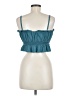 Roxy 100% Cotton Teal Sleeveless Blouse Size M - photo 2