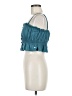 Roxy 100% Cotton Teal Sleeveless Blouse Size M - photo 5