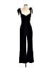 Endless Rose Solid Black Jumpsuit Size S - photo 1