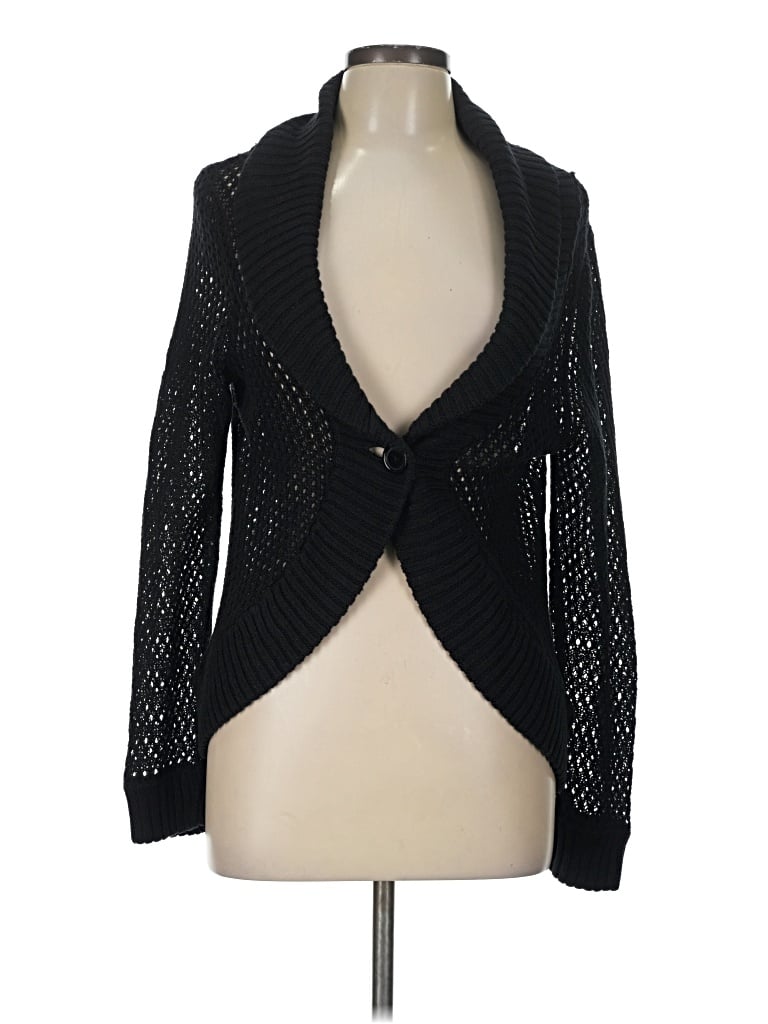 Pre-owned Style & Co Cardigan Sweater In Black
